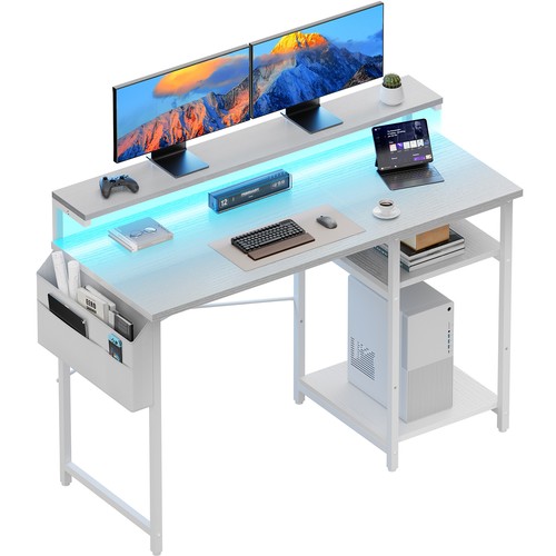 120 schreibtisch mit led - 120, cm