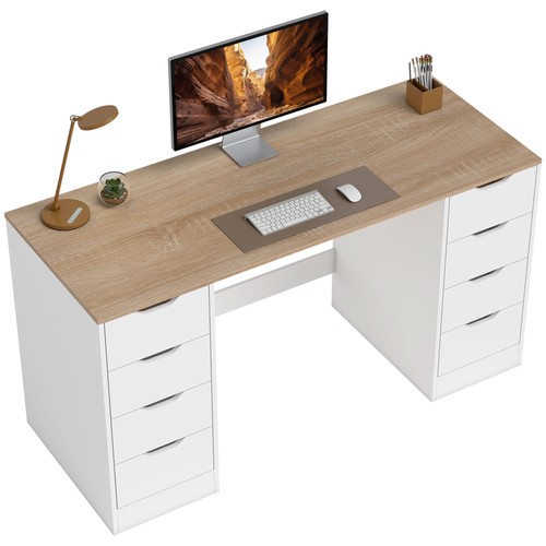 Schreibtisch mit schubladen - mit, 8