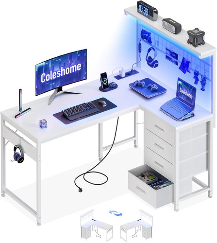 Coleshome gaming tisch - gaming, mit