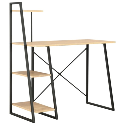 Schreibtisch mit regaleinheit - schreibtisch,