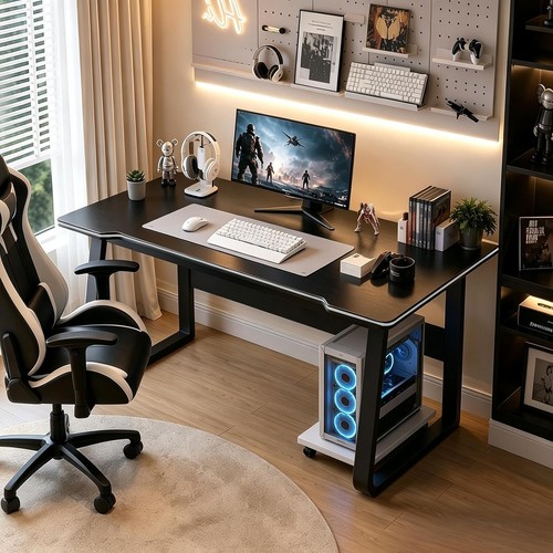 Gaming schreibtisch aus holz - gaming-schreibtisch,