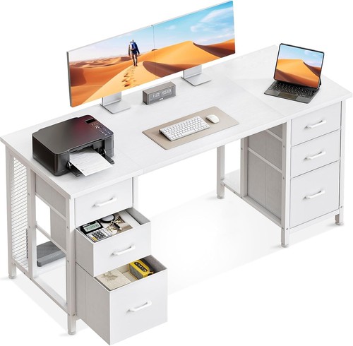 Schreibtisch mit stoff - schreibtisch, 6
